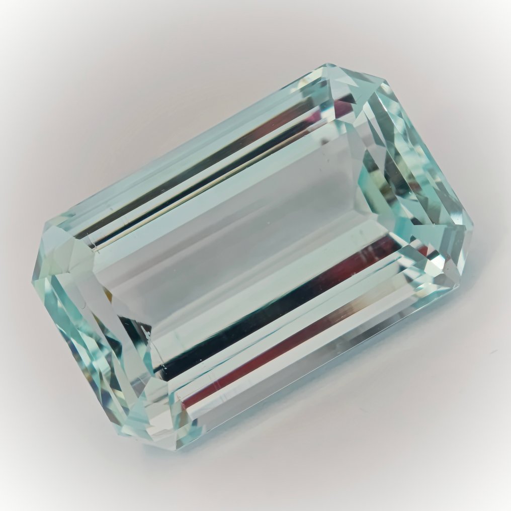 Akvamarin - 51.91 ct - Antwerpen laboratorium for edelsten testing (ALGT) - Lyseblå, øye-ren #1.0