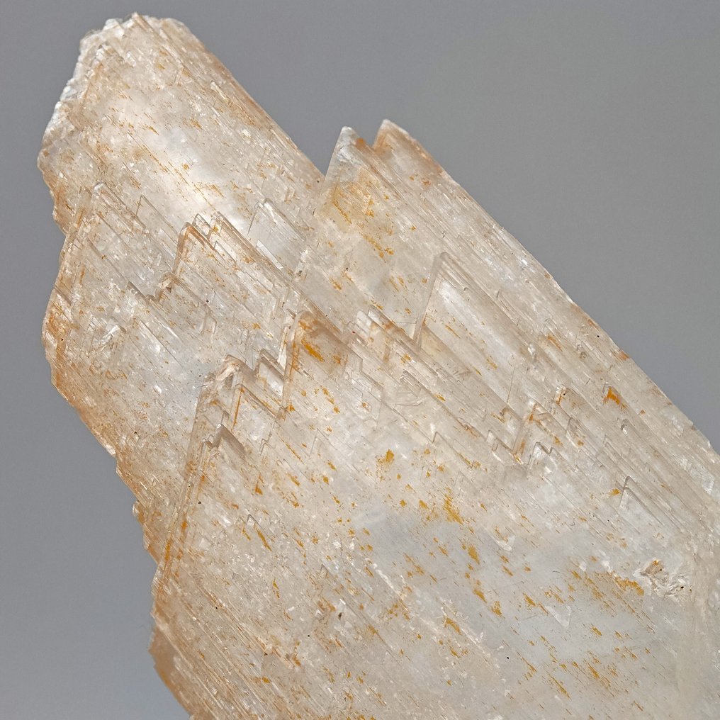 18厘米的大型水晶，GESSI 橙色，罗马尼亚 水晶 - 高度: 185 mm - 宽度: 122 mm- 320 g #3.2