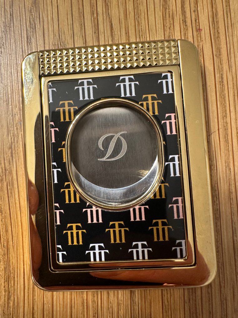 S.T. Dupont - Vágóeszköz - Zigarrencutter - Aranyozott, Fém, Zománc #1.0