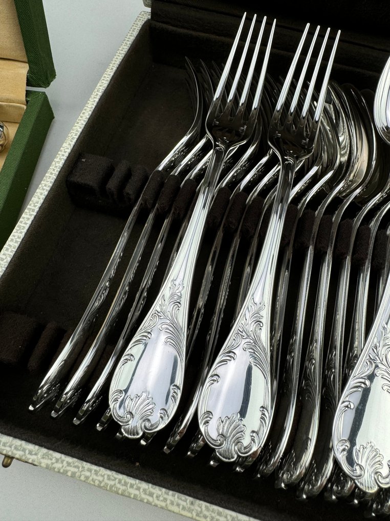 Christofle - Servizio di posate per 12 (49) - Marly - Placcato argento #3.2