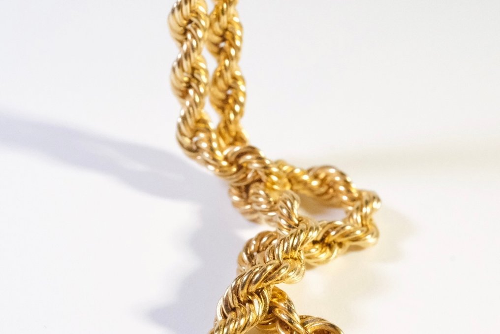 UnoAErre - 链 - 18K包金 黄金 - 意大利的 Rope Chain #2.1