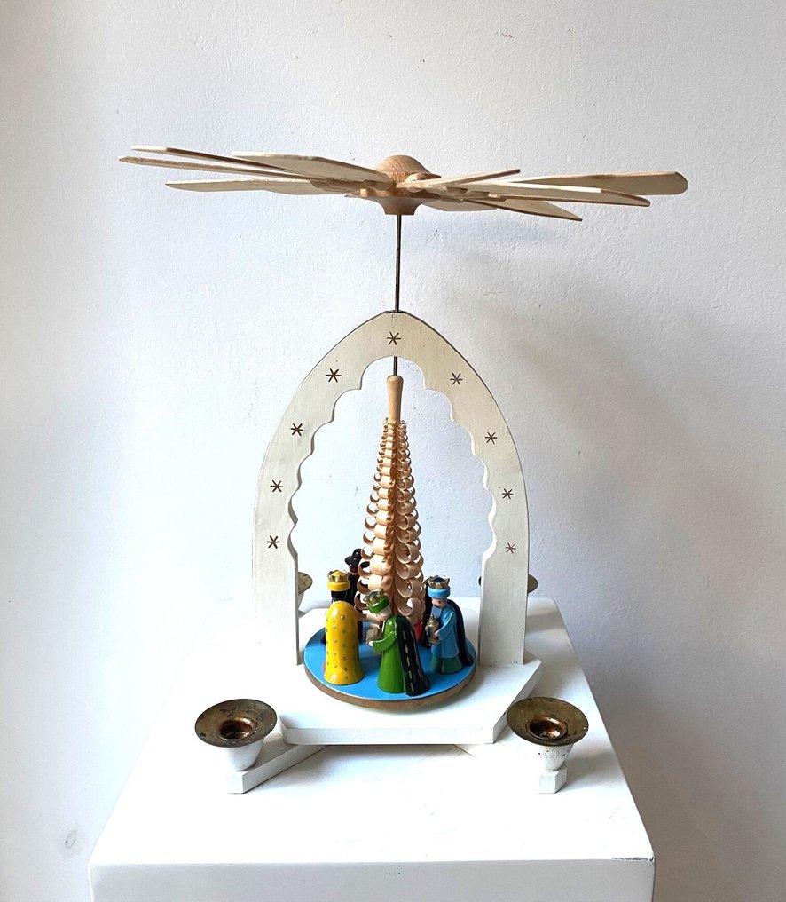 Nativity scene VERO - Christmas pyramid - Wood - Erzgebirge in the 1970s #2.1