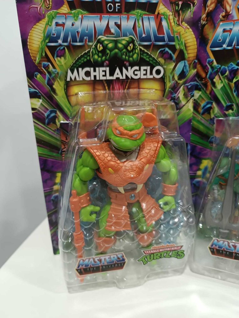 Masters of the Universe - Turtles of Grayskull - Special Edition Michelangelo & Teela (mint condition, never opened) #1.0