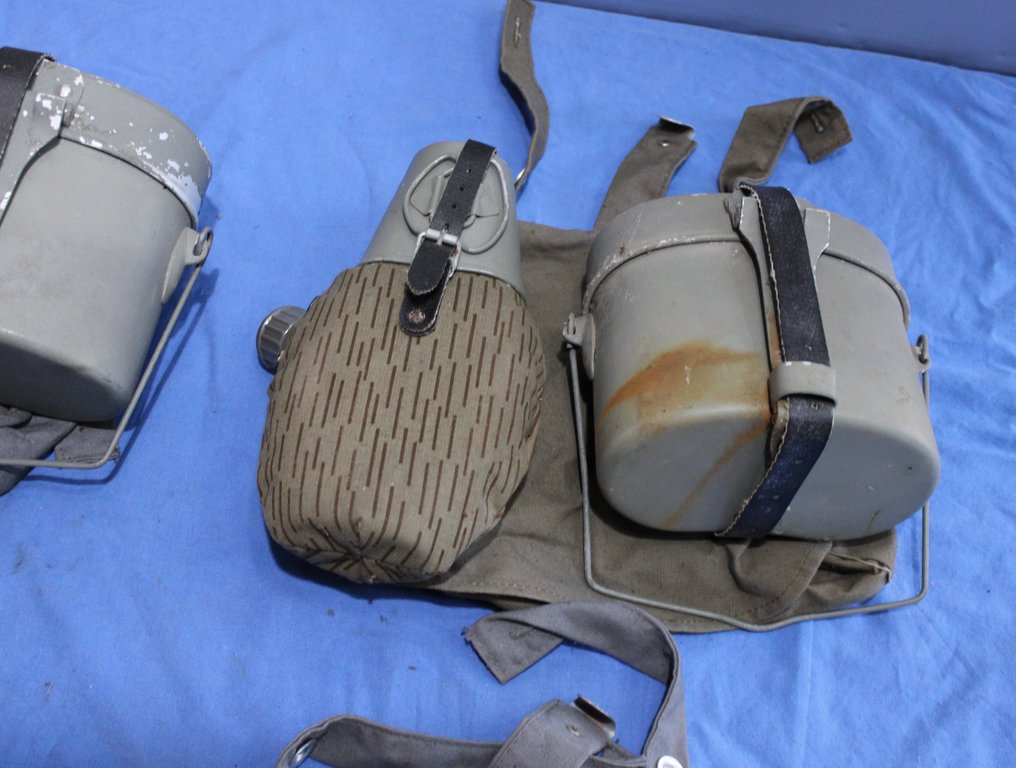 德国 - 4套德国面包袋配食品罐、饮料瓶和杯子 - 军事装备 #3.2