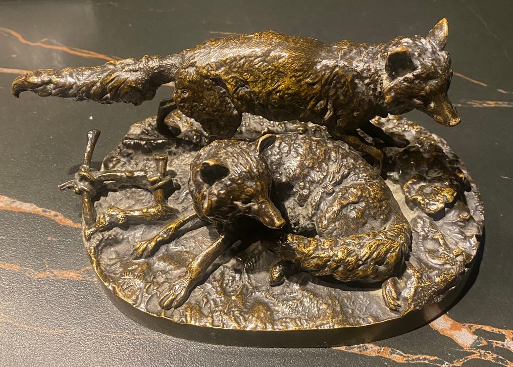 Statuette, Volpi - MÊNE, PIERRE-JULES - 11 cm - Bronze - 1870 #2.1