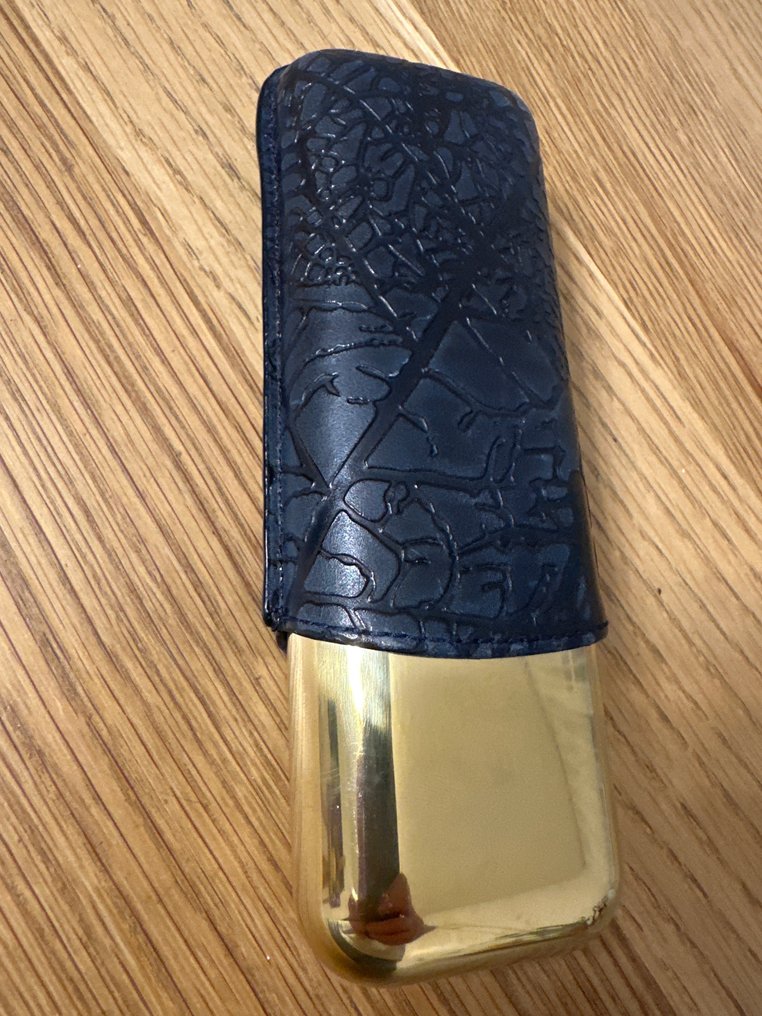 S.T. Dupont - Eske - Lær, Gullbelagt, Metall #2.1