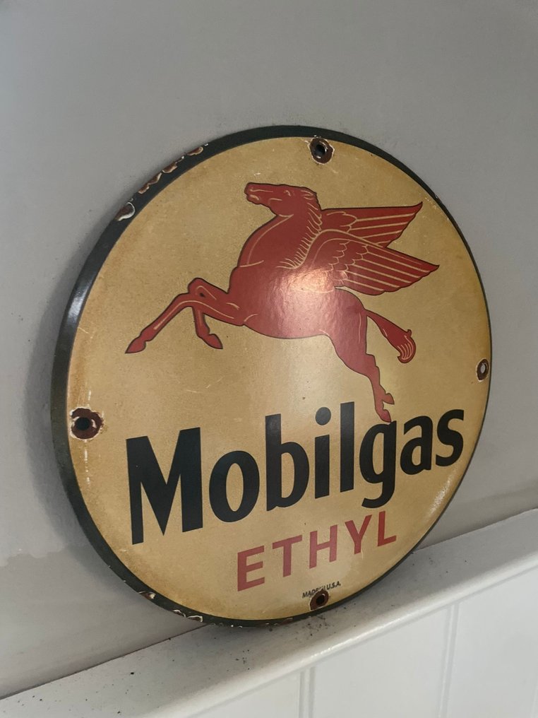 Mobilgas - Emaille bord - Emaille #2.1