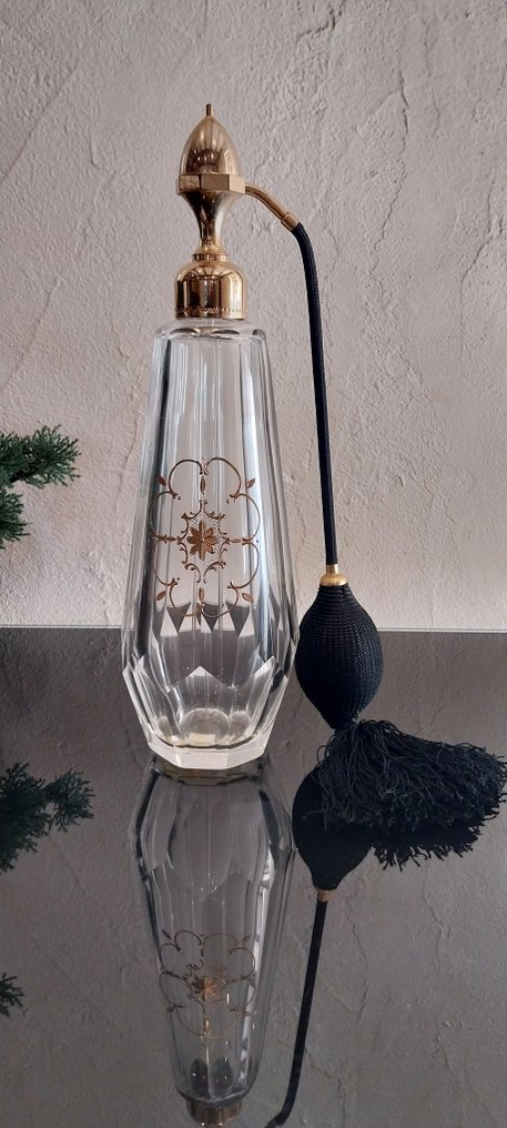 Marcel Franck - Perfume bottle - Gilt brass - Giant vaporizer 37 cm #1.0