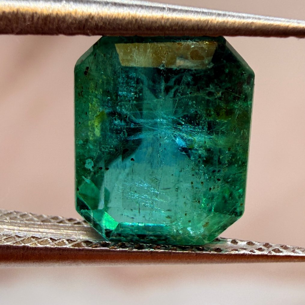 Ingen mindstepris - 1 pcs  Grøn Smaragd  - 2.69 ct - International Gemological Institute (IGI) - Emerald cut #1.0