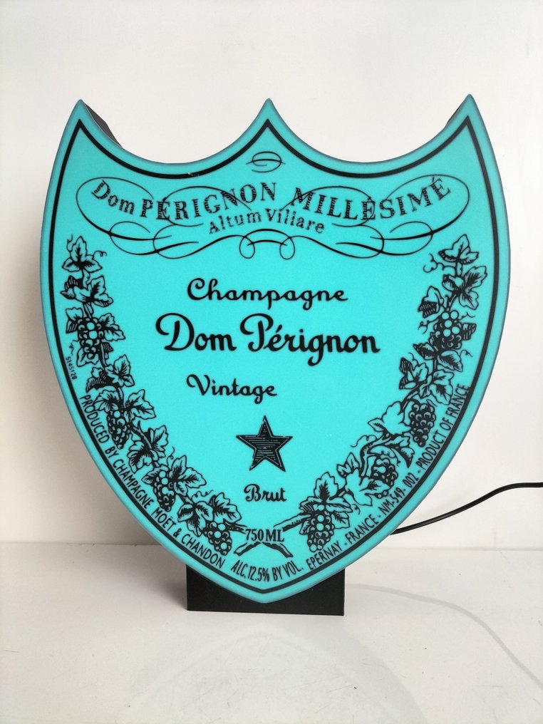 Tribute To Dom Pérignon; Illuminated Shield - Valaistu kyltti - ABS #1.0