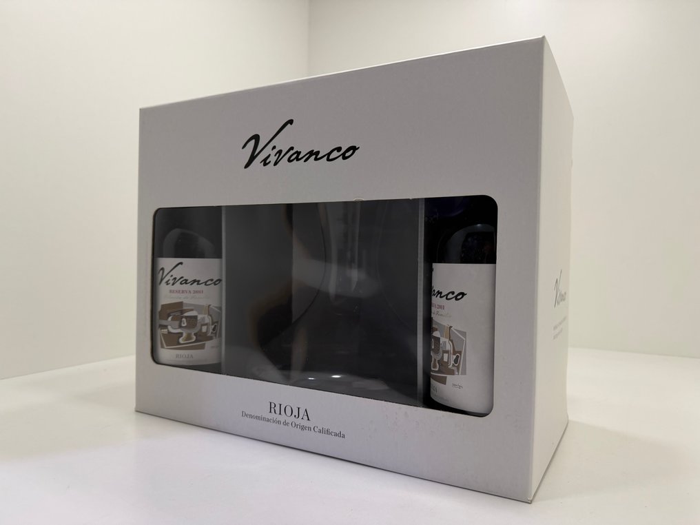 2011 Vivanco (Incl. Decanter) - Ριόχα - 4 Bottles (0.75L) #1.0