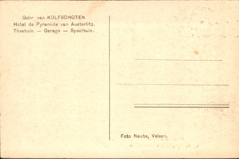 Nederland - Austerlitz - Ansichtkaart (111) - 1900-1970 #3.2