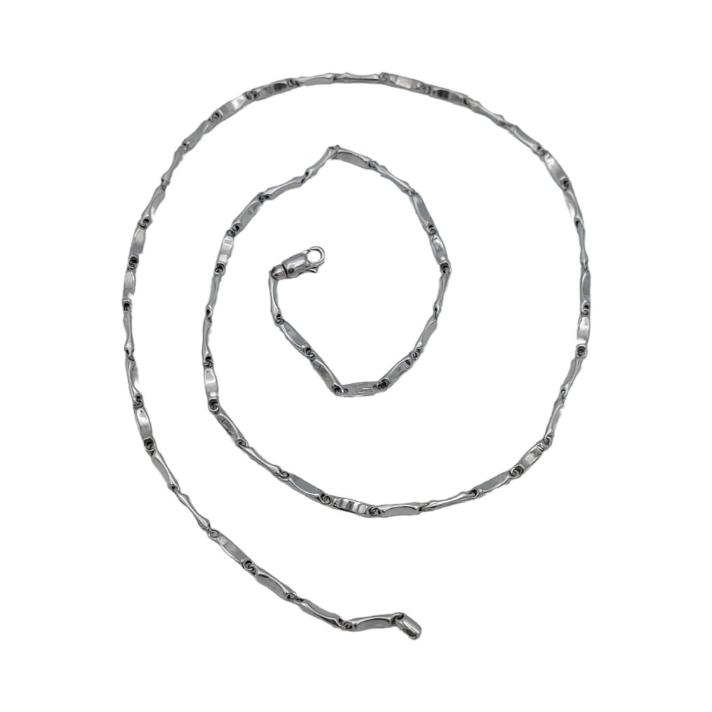 Colier - 18 ct. Aur alb #1.0