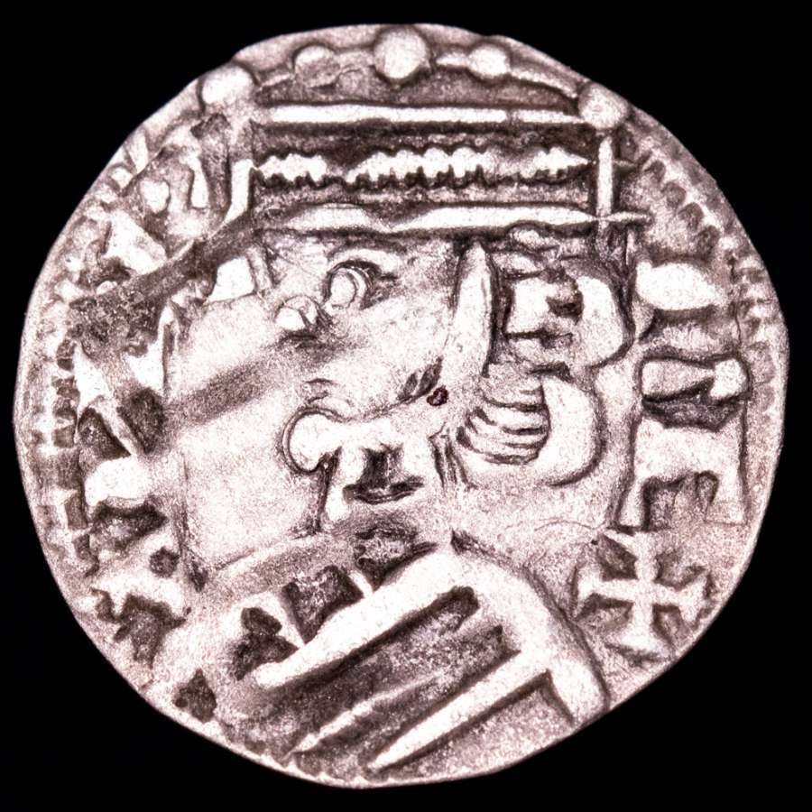 . Spanje Alfonso VIII. Dinero Acuñados en Toledo (1158-1214) CASTELA alrededor de un castillo con dos torres y alcazaba central. (Zonder Minimumprijs) #1.0