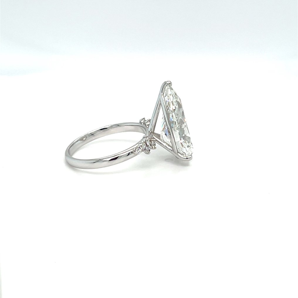 沒有保留價 - 戒指 - 14 克拉 白金 - 8.25ct. tw. 鉆石 (實驗室培育) - 鉆石 #3.2