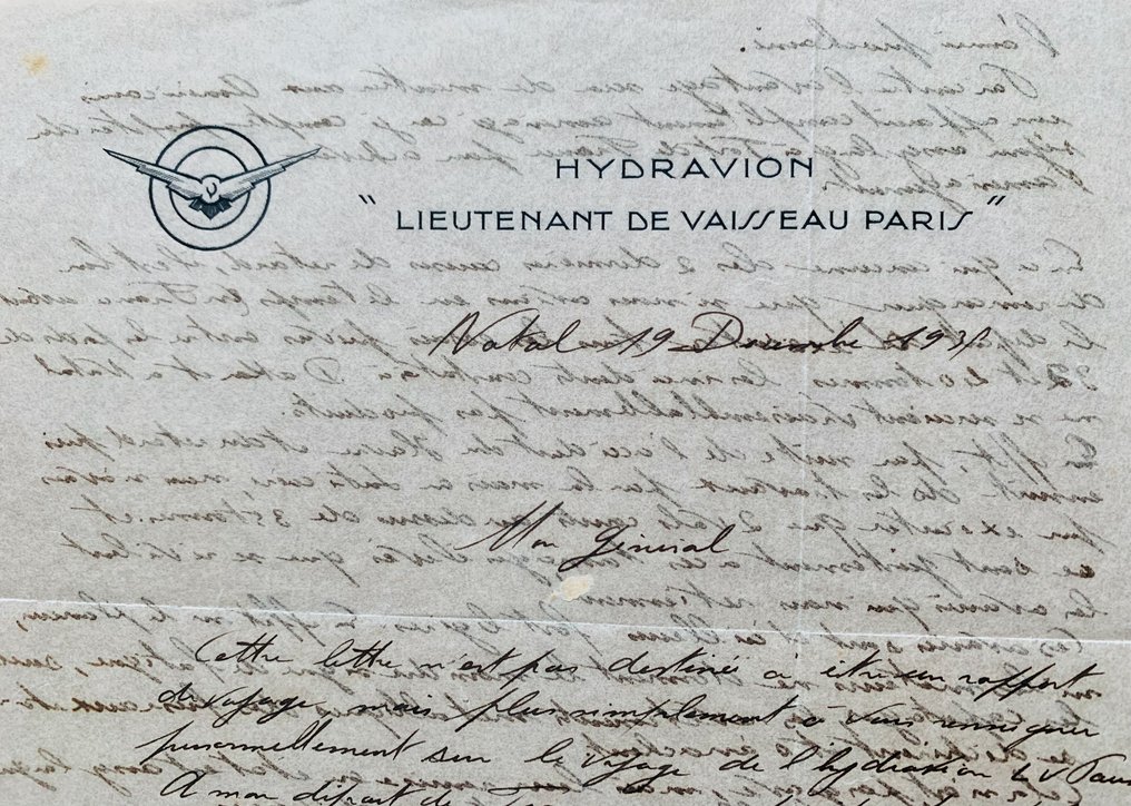 Commandant Bonnot - Récit de la première traversée transatlantique de l’hydravion Latécoère 521 - 1935 #1.0