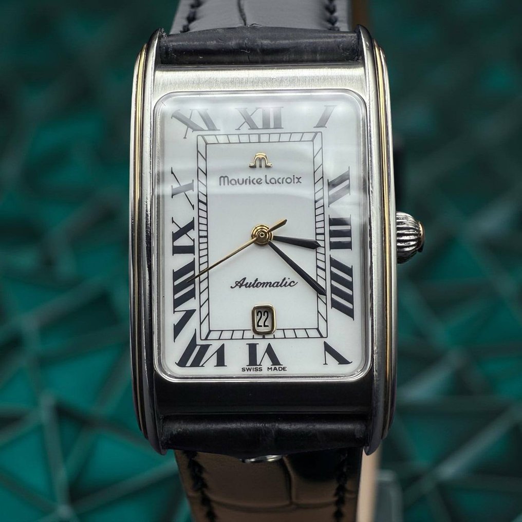 Maurice Lacroix - Rectangular Automatic - 57620-1 - Unisex - 1990-1999  #1.0