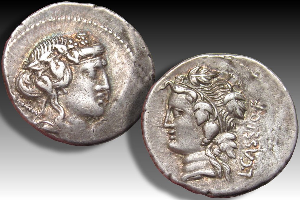 Repubblica romana Denarius L. Cassius Longinus. Rome 78 B.C. #2.1