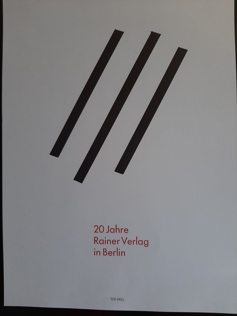 Rainer Pretzell (HG..) - 20 Jahre Rainer Verlag - Mappe mit 32 Plakaten in Offsetdruck #4.3