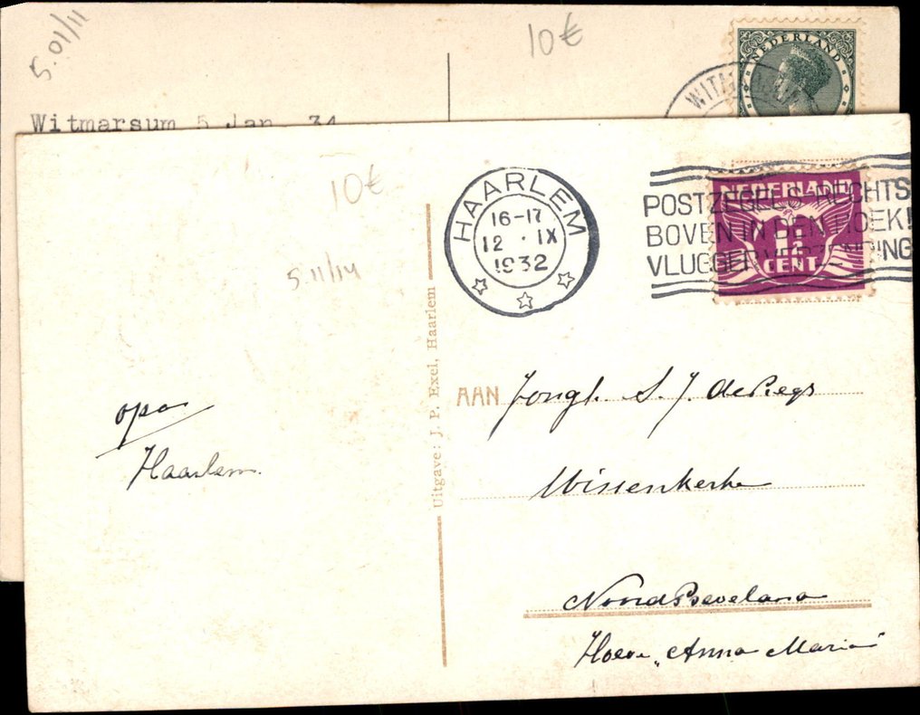 Países Bajos - Diversos pueblos y ciudades neerlandeses - Postal (191) - 1900-1960 #3.2