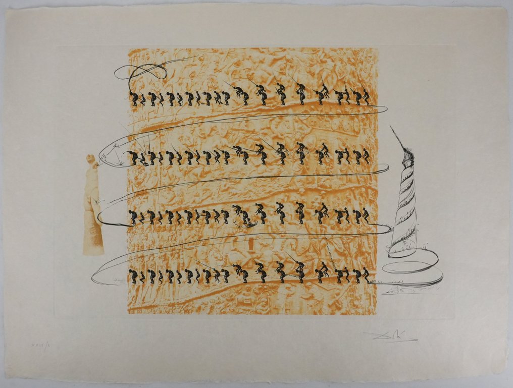 Salvador Dali (1904-1989) - Tour de Trajan #1.0