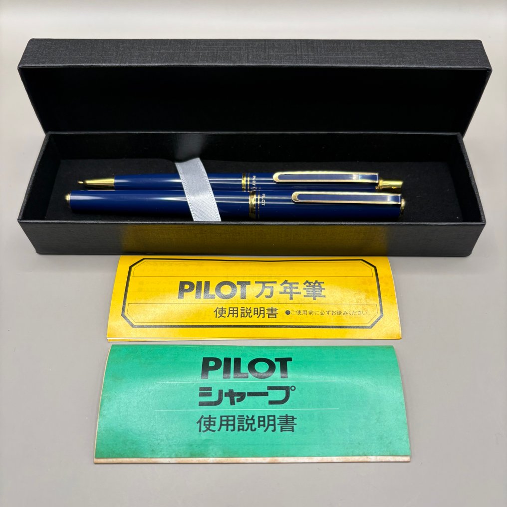 Pilot - New Young Rex (blue) - 14K gold nib (F) - With Mechanical Pencil (0.5mm) - 钢笔 #1.0