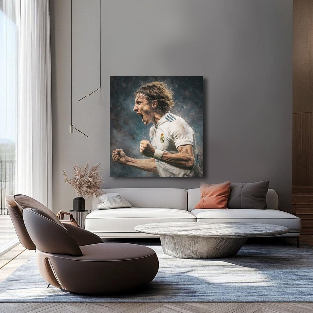 Canvas Fit - Alberto Ricardo - Luka Modrić, el corazón del Real Madrid #4.3