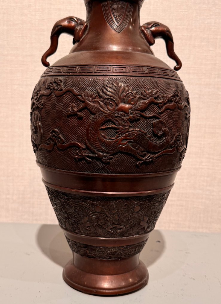 Vase - Bronze - Japan - Meiji period (1868-1912) #3.2