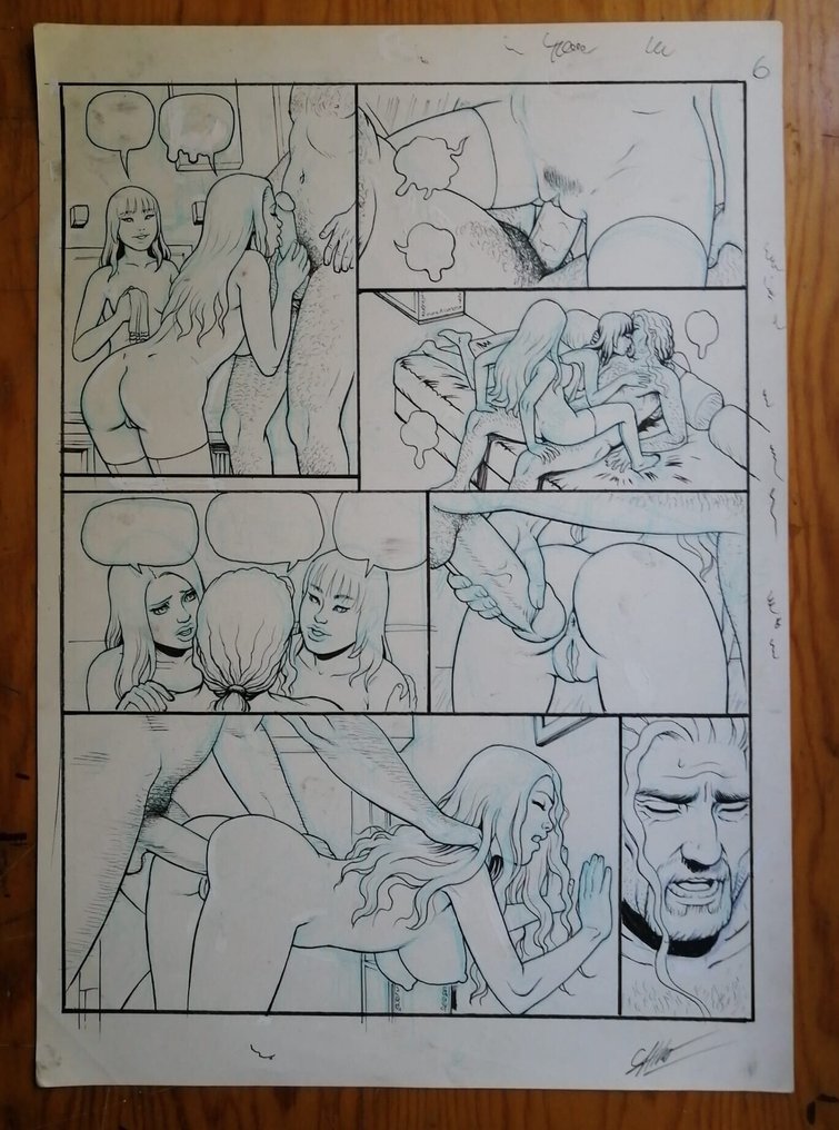 Gambedotti, Atilio - 1 Original page - Susie vol 2 - "L´ Agence" - 2010 #1.0