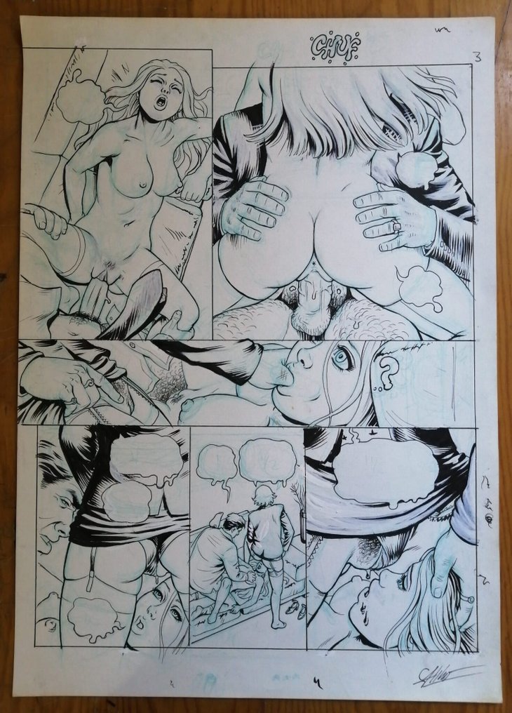Gambedotti, Atilio - 1 Original page - Susie vol 2 - "L´ Agence" - 2010 #1.0