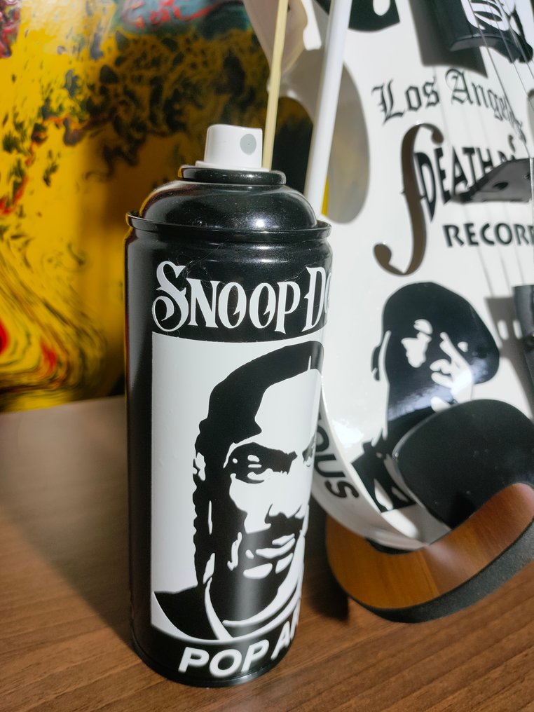 fp pop art - Violon Death row et 3 Capsules Bombes , Snoop dog , Tupac, Notorious, Dr Dre, Ice Cube (60cm) #1.0