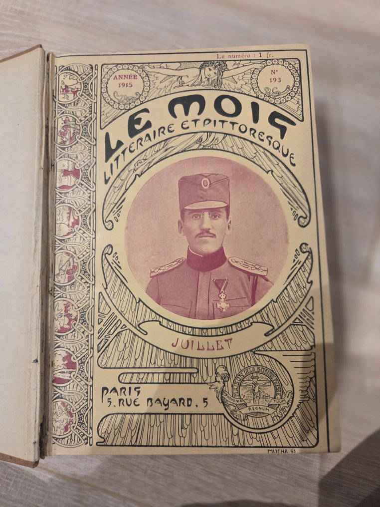[Alphonse Mucha] - Le mois littéraire et pittoresque - 10 issues in 1 binding - 1915-1916 #4.3