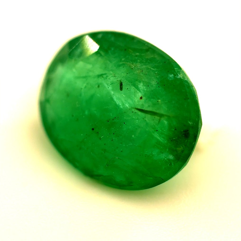 Zonder minimumprijs - 1 pcs Groen Smaragd - 2.14 ct - International Gemological Institute (IGI) - Natuurlijke smaragd #2.1