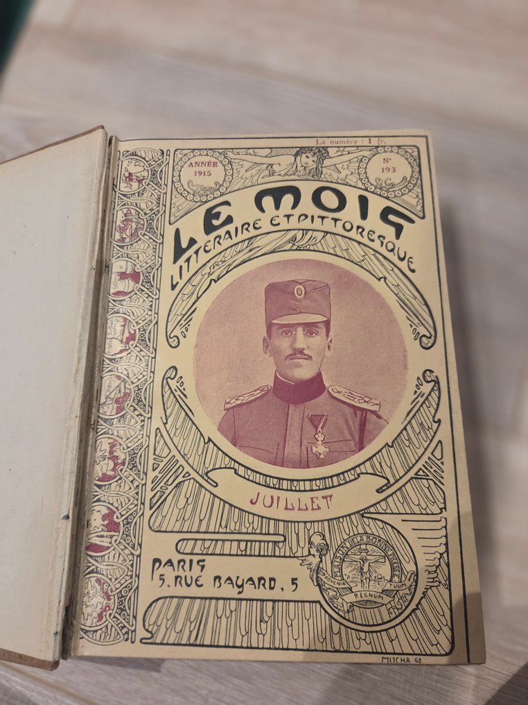 [Alphonse Mucha] - Le mois littéraire et pittoresque - 10 issues in 1 binding - 1915-1916 #3.2