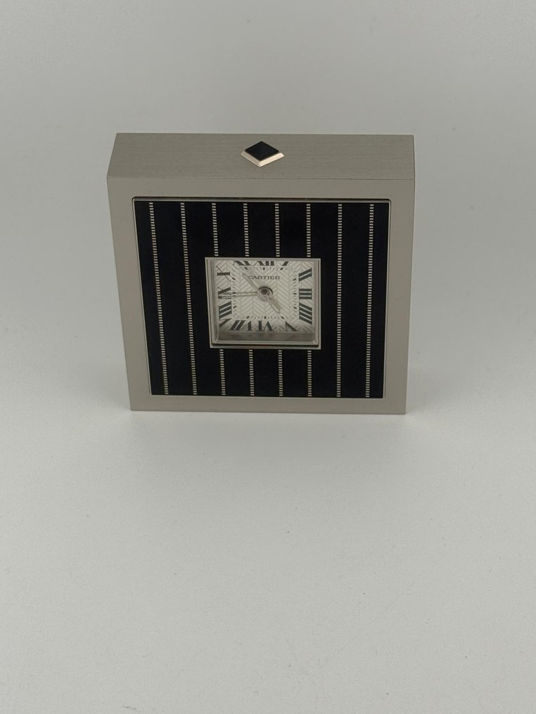 Alarm clock - cartier -   Steel, Enamel - 2010-2020 - Cartier alarm clock #1.0