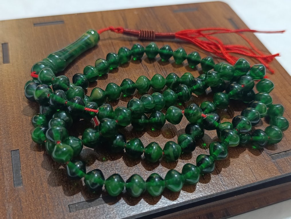  Ροζάριο - Κεχριμπάρι - 1970-1980 - Σπάνια Κομποσκοίνια Προσευχής  #1.0