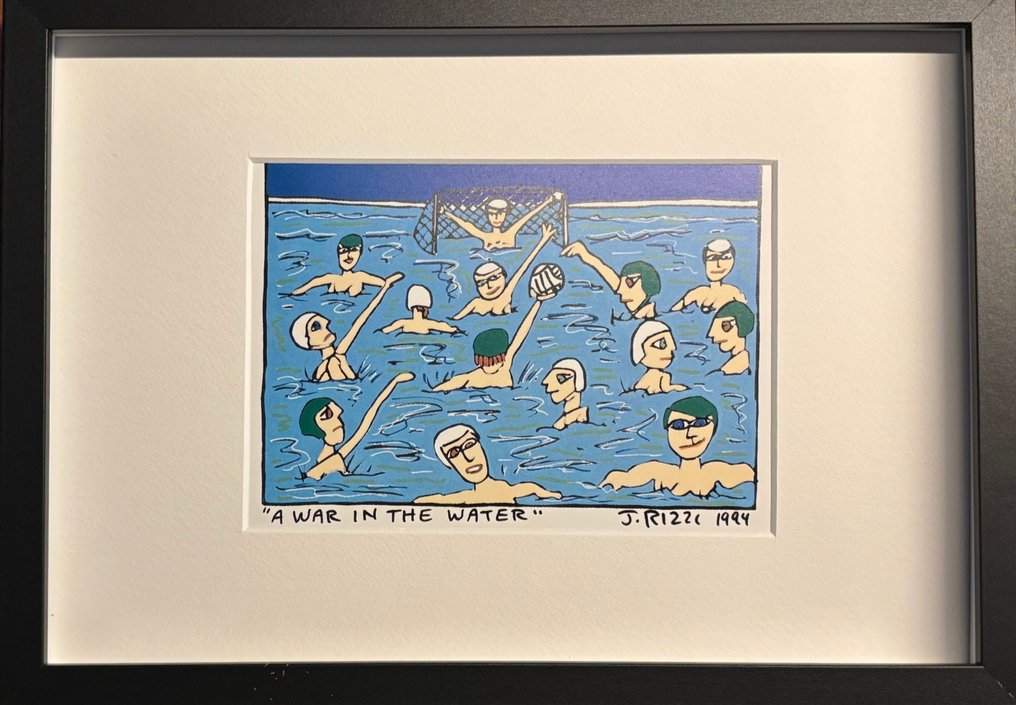 James Rizzi (1950-2011) - A War in the Water #2.1