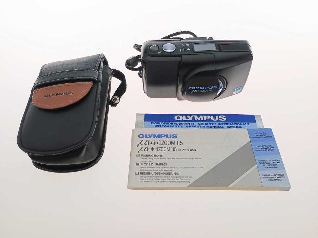 Olympus mju: ZOOM 115 zwart / mju: ZOOM 115QD zilver Analogowy aparat kompaktowy #4.3