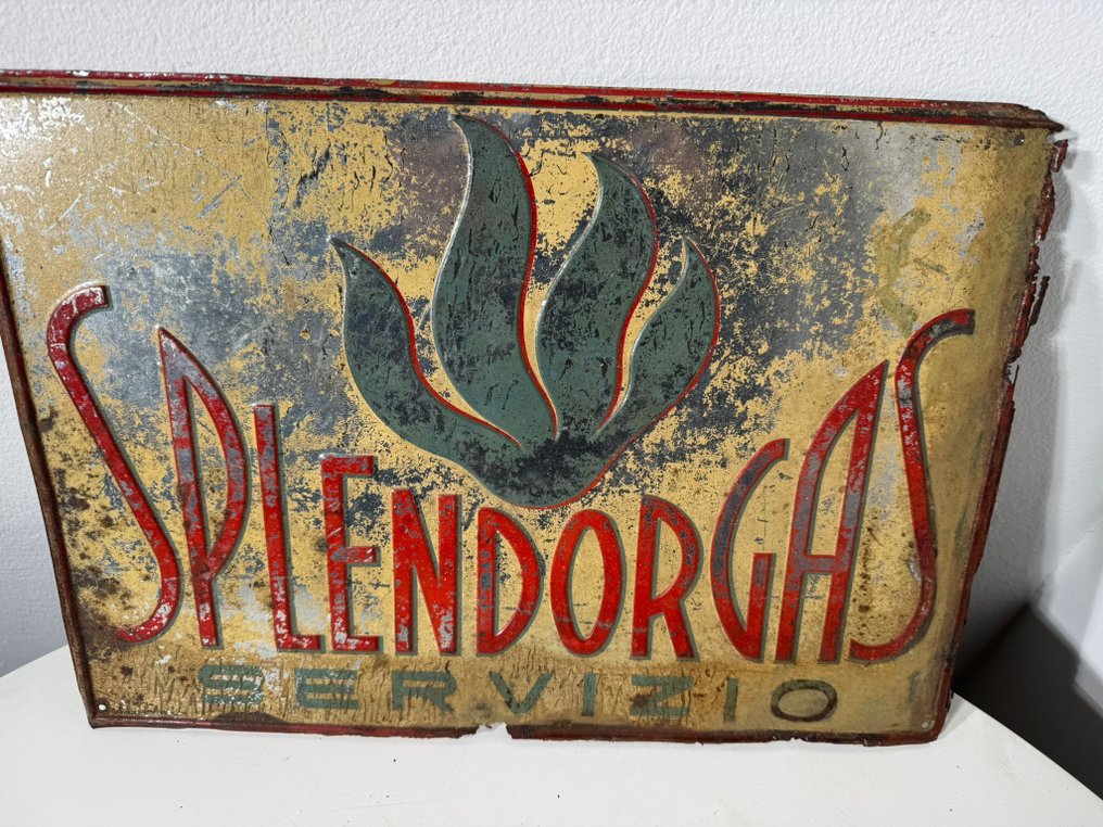 SPLENDORGAS - Reclamebord - Metaal #1.0