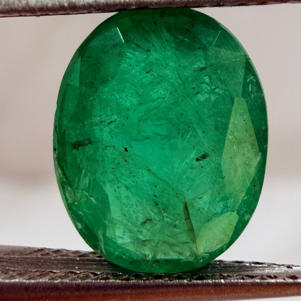 Zonder minimumprijs - 1 pcs Groen Smaragd - 2.14 ct - International Gemological Institute (IGI) - Natuurlijke smaragd #3.2