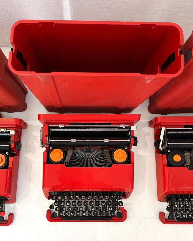 Ettore Sottsass, Perry King - Olivetti - Valentine - Typewriter - 1960-1970 #3.2