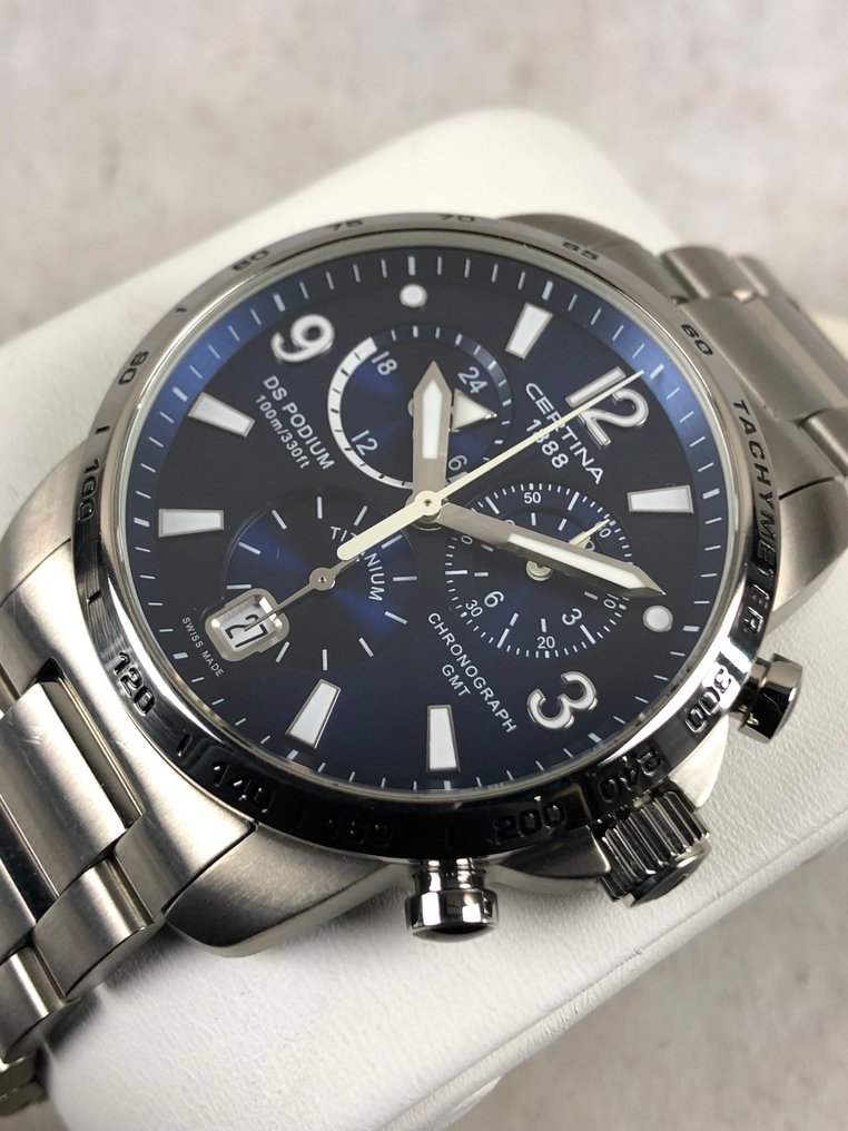 Certina - DS Podium Chronograph Precidrive GMT Titan - C001.639.44.047.00 - Men - 2020+ #1.0