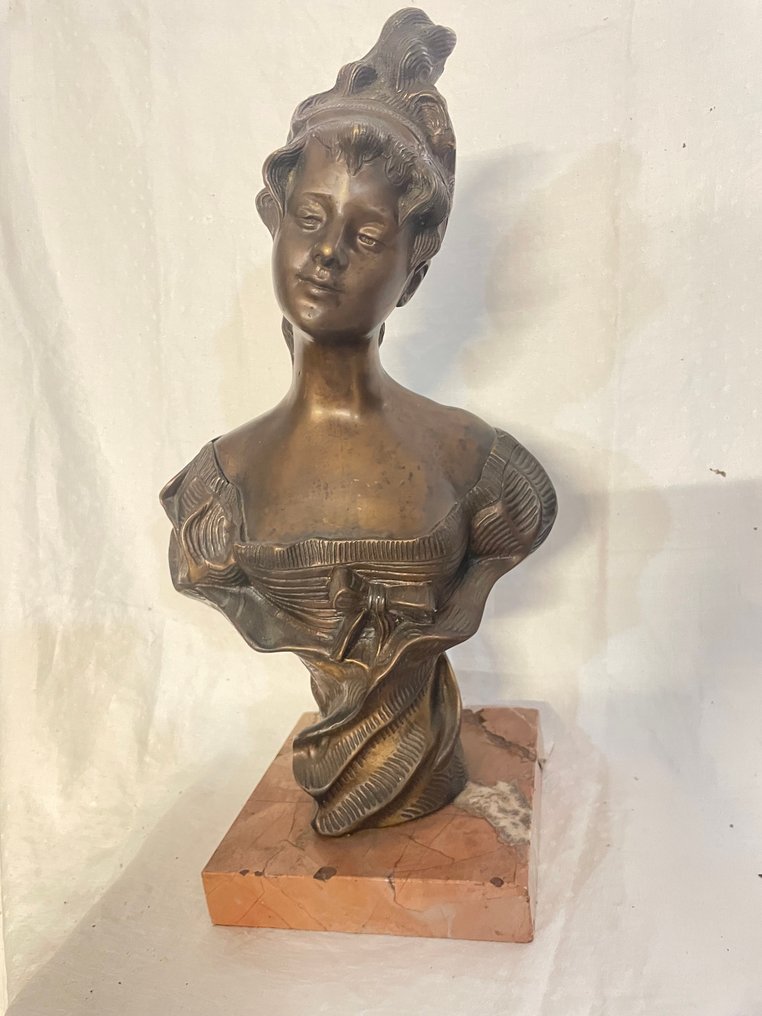 Veistos, Mezzo busto Liberty - 42 cm - Pronssi #1.0
