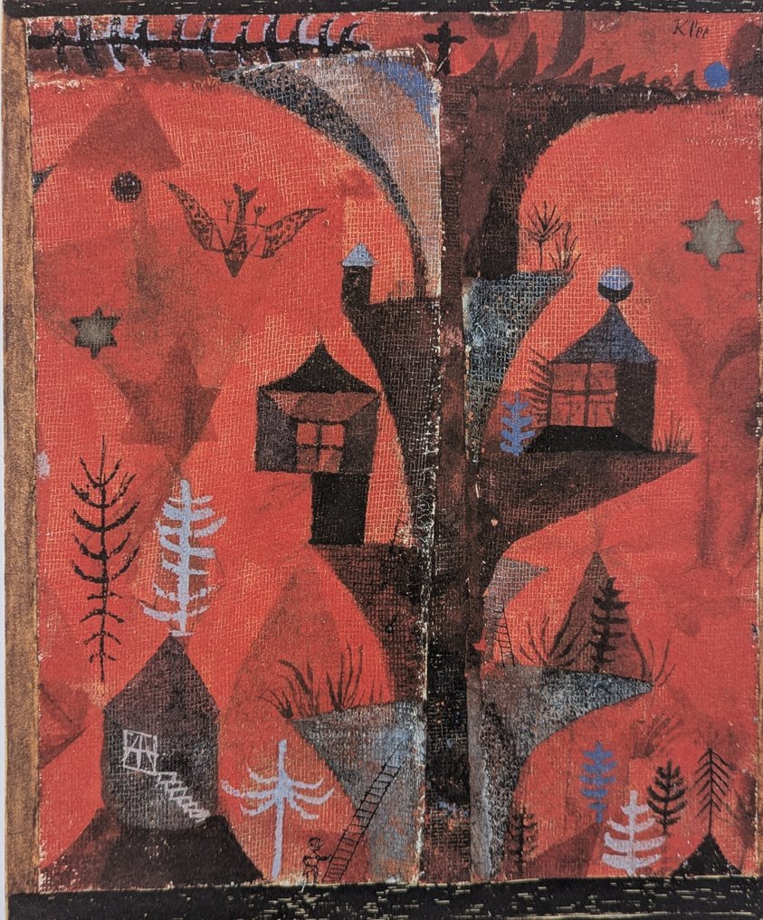 Paul Klee (1879-1940) - Der Häuserbaum (1918) - 1910s #1.0