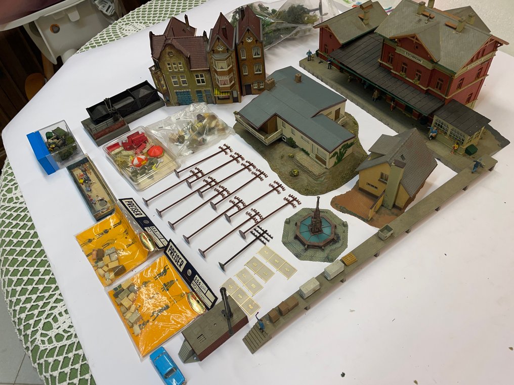 Busch, Faller, Preiser, Vollmer, Kibri H0 - Τοπίο τρένου μοντελισμού (16) #2.1