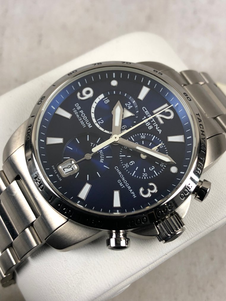 Certina - DS Podium Chronograph Precidrive GMT Titan - C001.639.44.047.00 - Men - 2020+ #1.0