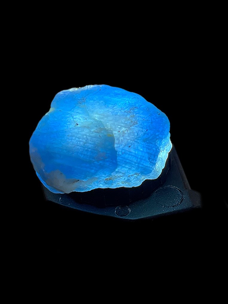 Ζαφείρι Απρόσμενο κορυφαίο βασιλικό μπλε. «Πλήρη κρύσταλλα και υψηλής ποιότητας ειδικό τεράστιο κομμάτι» - Ύψος: 23 mm - Πλάτος: 19 mm- 10.3 g #4.3