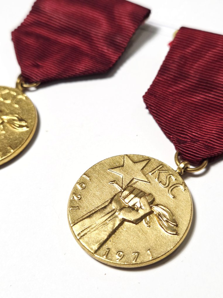 Τσεχοσλοβακία - Στρατιωτικό μετάλλιο - Μεταλλία από την Τσεχοσλοβακία. #3.2