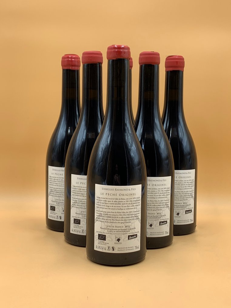 2023 Usseglio Raymond & Fils, Le Péché Originel - Châteauneuf-du-Pape - 6 Flasker (0,75 L) #1.0
