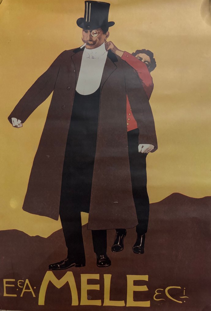 Leopoldo Metlicovitz - Mele Magazzini- Napoli - 1970-tallet #1.0